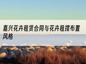 嘉兴花卉租赁合同与花卉租摆布置风格