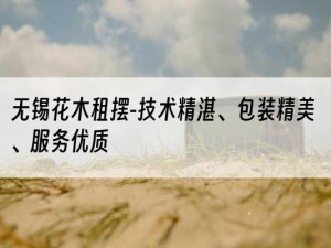 无锡花木租摆-技术精湛、包装精美、服务优质