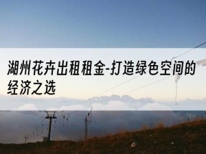 湖州花卉出租租金-打造绿色空间的经济之选