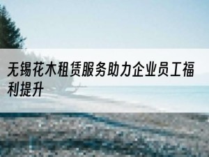 无锡花木租赁服务助力企业员工福利提升