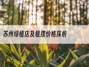 苏州绿植店及租摆价格探析