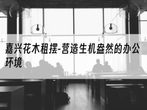 嘉兴花木租摆-营造生机盎然的办公环境