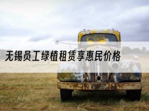 无锡员工绿植租赁享惠民价格