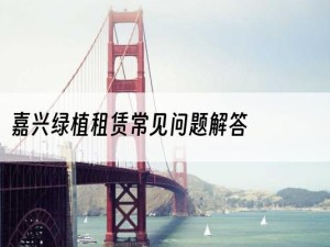 嘉兴绿植租赁常见问题解答