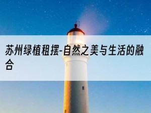 苏州绿植租摆-自然之美与生活的融合