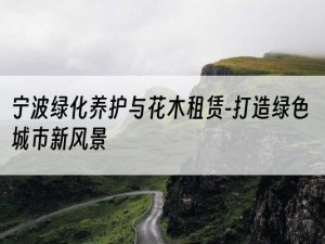 宁波绿化养护与花木租赁-打造绿色城市新风景