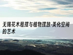 无锡花木租摆与植物摆放-美化空间的艺术