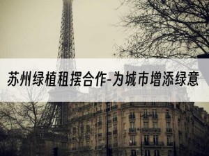 苏州绿植租摆合作-为城市增添绿意