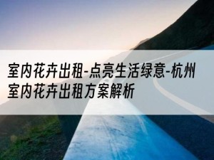 室内花卉出租-点亮生活绿意-杭州室内花卉出租方案解析