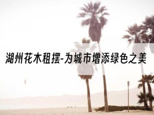 湖州花木租摆-为城市增添绿色之美