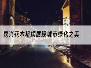 嘉兴花木租摆展现城市绿化之美