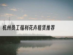 杭州员工福利花卉租赁推荐