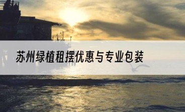 苏州绿植租摆优惠与专业包装