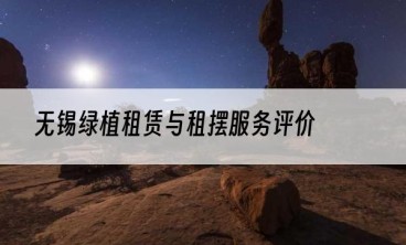 无锡绿植租赁与租摆服务评价