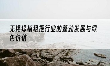 无锡绿植租摆行业的蓬勃发展与绿色价值