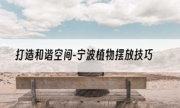 打造和谐空间-宁波植物摆放技巧