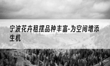 宁波花卉租摆品种丰富-为空间增添生机