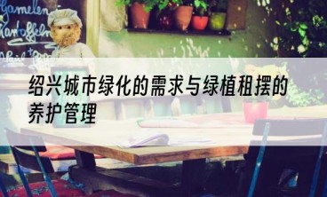绍兴城市绿化的需求与绿植租摆的养护管理
