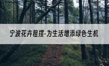 宁波花卉租摆-为生活增添绿色生机