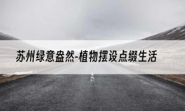 苏州绿意盎然-植物摆设点缀生活