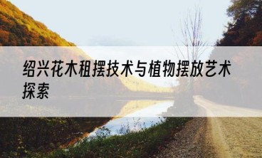 绍兴花木租摆技术与植物摆放艺术探索