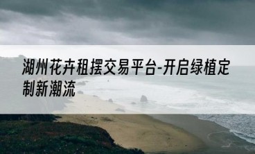 湖州花卉租摆交易平台-开启绿植定制新潮流