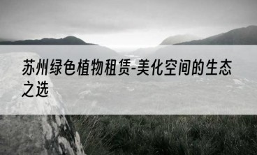 苏州绿色植物租赁-美化空间的生态之选