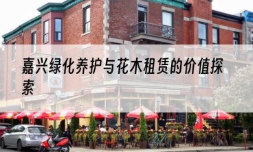 嘉兴绿化养护与花木租赁的价值探索