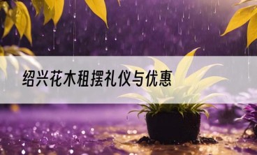 绍兴花木租摆礼仪与优惠