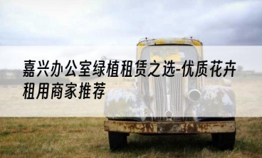 嘉兴办公室绿植租赁之选-优质花卉租用商家推荐