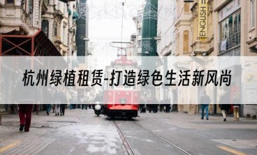 杭州绿植租赁-打造绿色生活新风尚