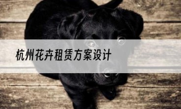 杭州花卉租赁方案设计