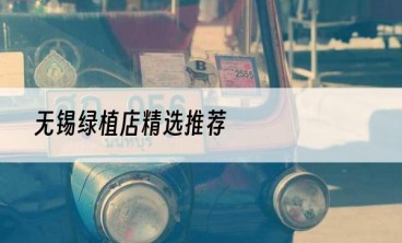 无锡绿植店精选推荐