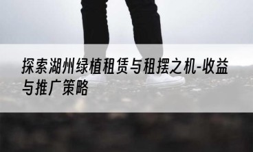 探索湖州绿植租赁与租摆之机-收益与推广策略