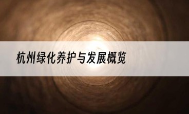 杭州绿化养护与发展概览