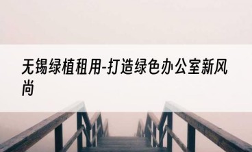 无锡绿植租用-打造绿色办公室新风尚