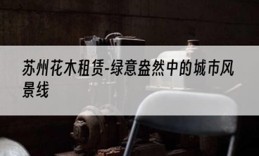 苏州花木租赁-绿意盎然中的城市风景线