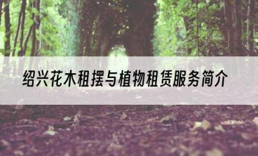 绍兴花木租摆与植物租赁服务简介