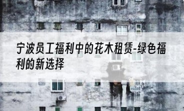 宁波员工福利中的花木租赁-绿色福利的新选择