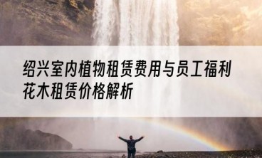 绍兴室内植物租赁费用与员工福利花木租赁价格解析