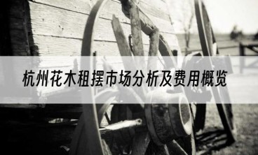 杭州花木租摆市场分析及费用概览