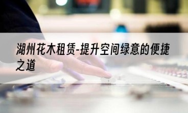 湖州花木租赁-提升空间绿意的便捷之道