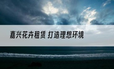 嘉兴花卉租赁 打造理想环境