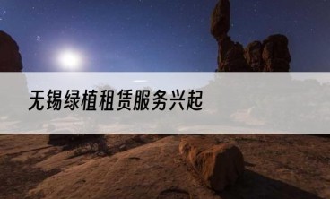 无锡绿植租赁服务兴起