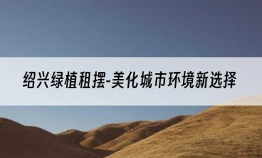 绍兴绿植租摆-美化城市环境新选择