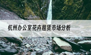 杭州办公室花卉租赁市场分析