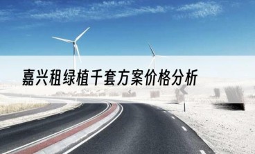 嘉兴租绿植千套方案价格分析