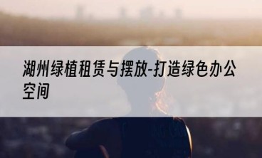 湖州绿植租赁与摆放-打造绿色办公空间