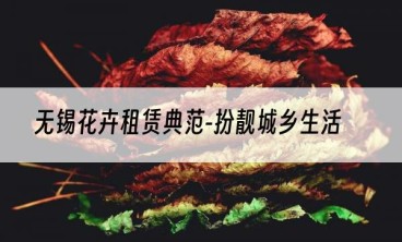 无锡花卉租赁典范-扮靓城乡生活