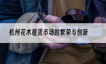杭州花木租赁市场的繁荣与创新